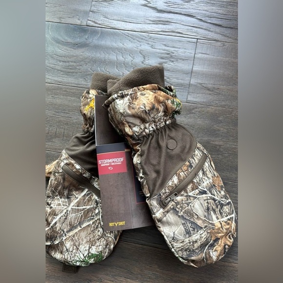 Realtree Edge Storm Proof,Rip Stop,wind/water resist,thinsulate,convert,pop top - Picture 1 of 13